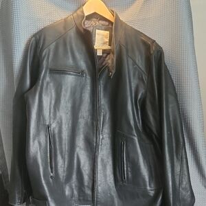 Black Lightweigh leatherJacket for Effortless Style